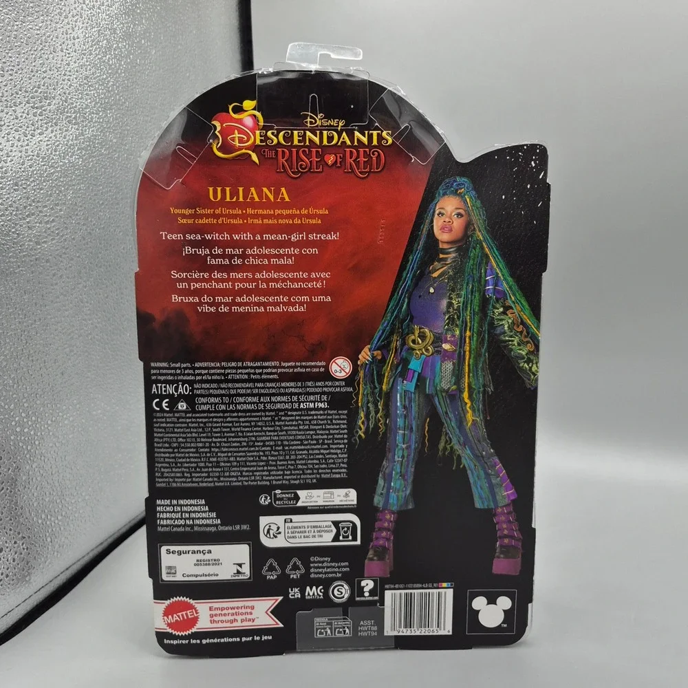 Disney Descendants The Rise of Red Uliana Doll Mattel HWT88 Ursula Sister New
